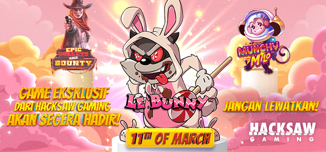 HACKSAW - LE BUNNY GAME PROMO BANNER